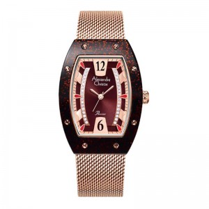 Alexandre Christie AC 2856 Rosegold Maroon LHBRGDR